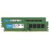 Crucial 2x4GB DDR4 PC-Arbeitsspeicher Kit DDR4 8GB 2 x 4GB 2400MHz 288pin DIMM CL17 CT2K4G4DFS824A