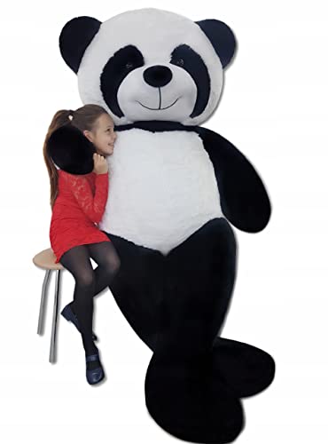 Odolplusz XXL Panda 220 cm groß Stofftier Plüschtier Kuscheltier Teddybär