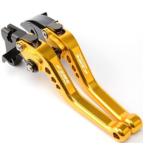 für CBR600RR cbr 600rr 2003 2004 2005 2006 Bremshebel einstellbare Bremse Kupplungshebel Motorradgriff CNC Aluminium gold