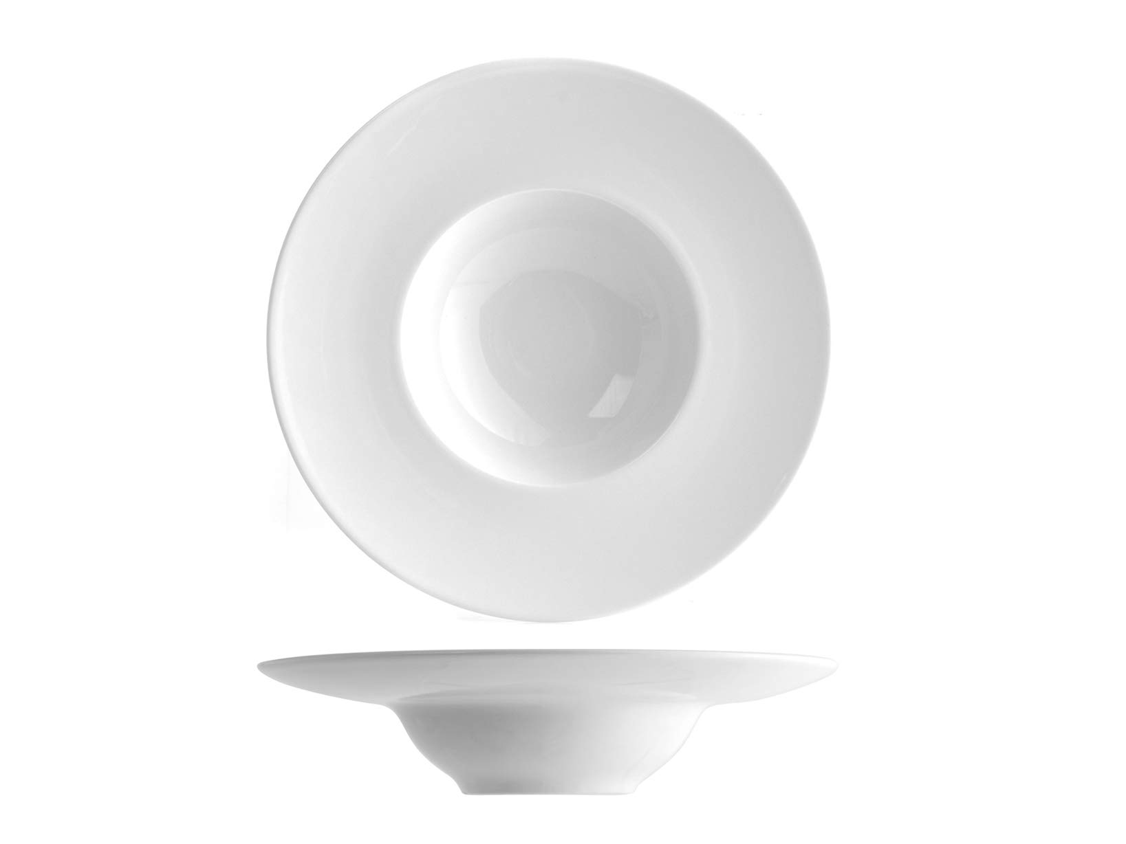 Saturnia Napoli k-Bowl, Porzellan, Weiß, 24 cm, 6 Stück, Bianco, 24 cm, 6