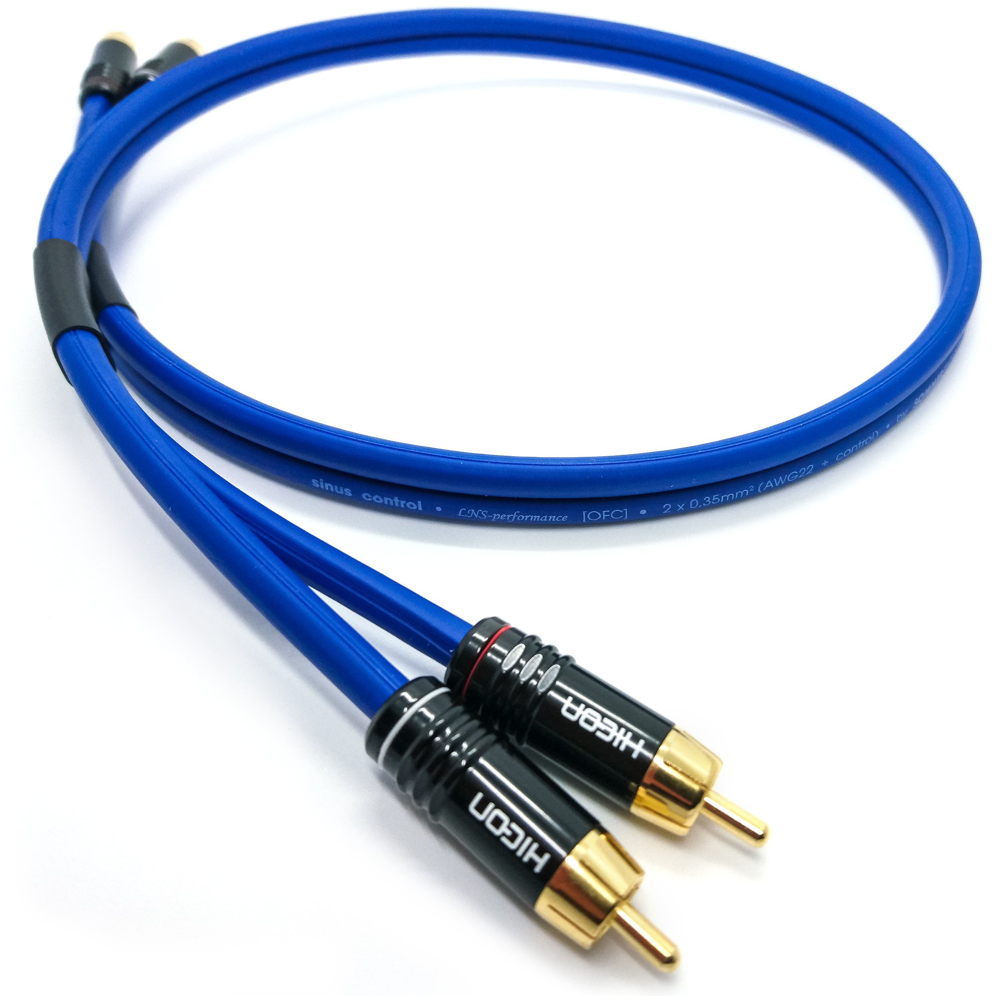 Selected Cable 1,5m NF- Cinchkabel OFC HiFi-Stereo 2x 0,35mm² Sinus Control 150cm - SC81-06-K-0150