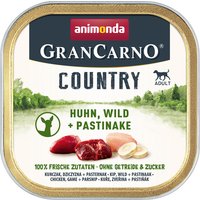 Sparpaket Animonda GranCarno Adult Country 44 x 150 g - Huhn, Wild & Pastinake