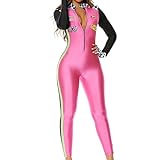 Forplay Damen Zoom Sexy Rennfahrer Kostüme in Erwachsenengröße, neon pink, S-M