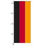 Stormflag Deutschland Flagges (90cmx150cm) Polyester Pongee 90g with five Haken