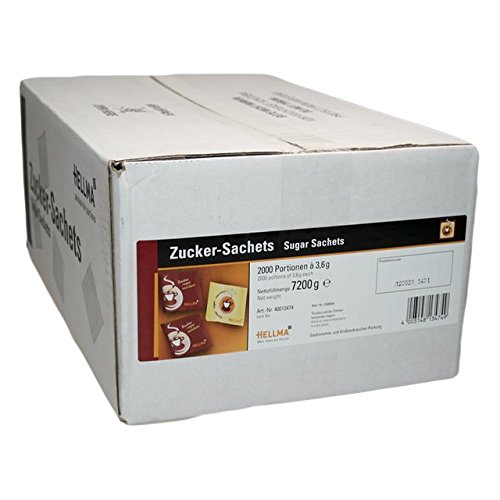 Hellma Zucker-Sachets, 2000 Portionen 1er Pack