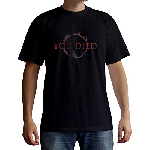 ABYSTYLE - Dark Souls - T-Shirt - You Died - Schwarz - Herren (S)