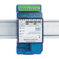 W&T Web-IO 4.0 Digital, 4 x In/Out, 10/100 BaseT, blau