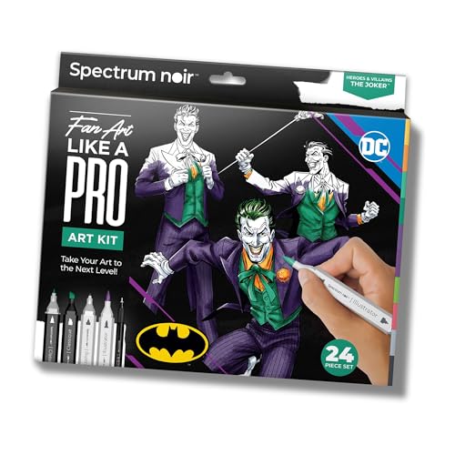 Spectrum Noir Pro Fan Art Set – 24-teilig – The Joker