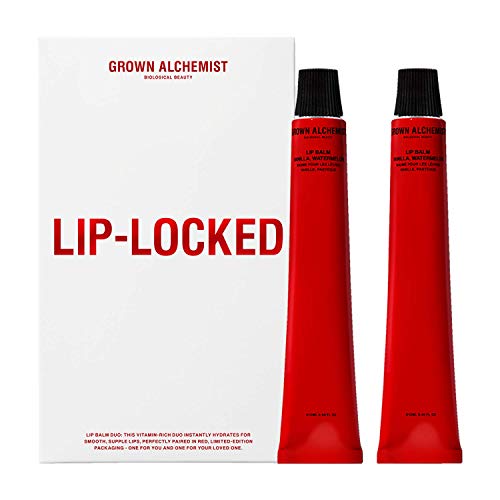 Grown Alchemist Lip Balm Set I 2x Lippenpflege mit Vanilla & Watermelon I 2x12 ml Lippenbalsam I vegan I bio zertifiziert