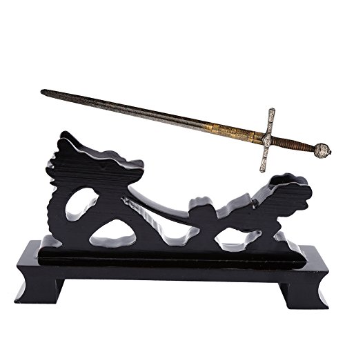 Hztyyier Schwerthalter, Schwertständer Katana Ständer, Dragon Shaped Samurai Schwerterständer Display Ständer für Katana Wakizashi Tanto