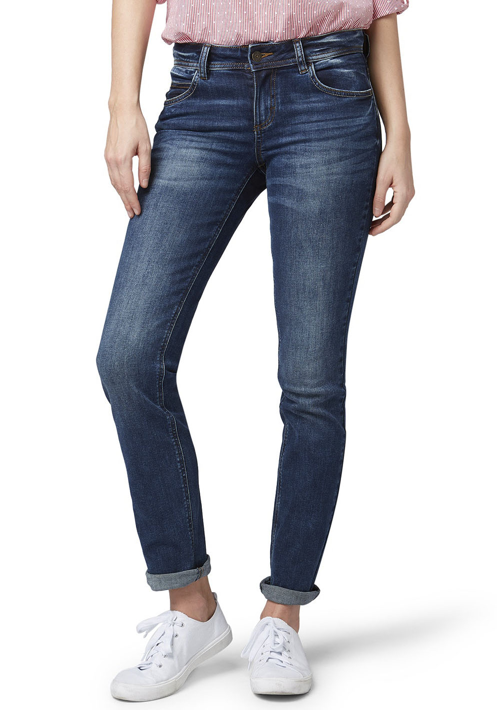 TOM TAILOR Straight-Jeans "Alexa Straight", in gerader "Straight" 5-Pocket-Form