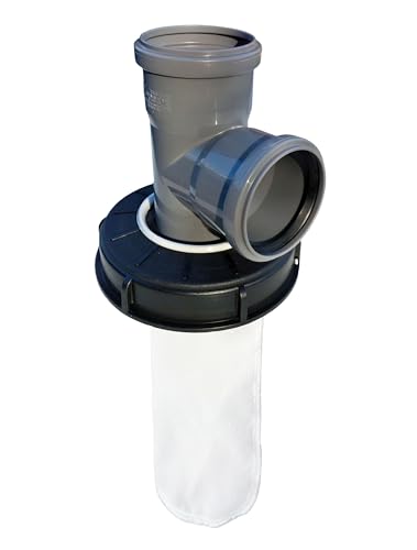 FN-Technik IBC Deckelfilter Regenwasserfilter Wasserfilter DN 150 HT Abzweig DN 75
