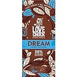 Lovechock Tafelschokolade Dream, Reisdrink & Kokosnuss, 58% Kakao, vegan, 70g (6)