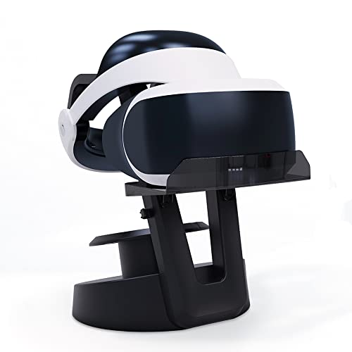 Universal VR Headset Ständer mit Kabelhalter - für Oculus Quest, PSVR, Samsung Gear VR und HTC Vive - Schwarz glänzend