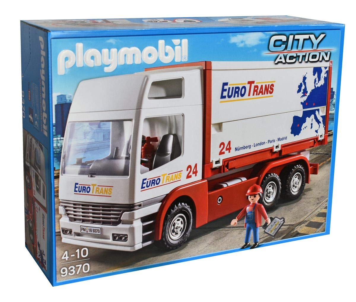 Playmobil 9370 Euro Trans Truck .