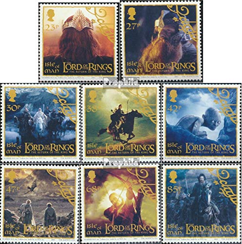 Prophila Collection GB - Isle of Man 1099-1106 (kompl.Ausg.) postfrisch ** MNH 2003 Herr der Ringe (Briefmarken für Sammler) Prominente/Film/Theater/Radio