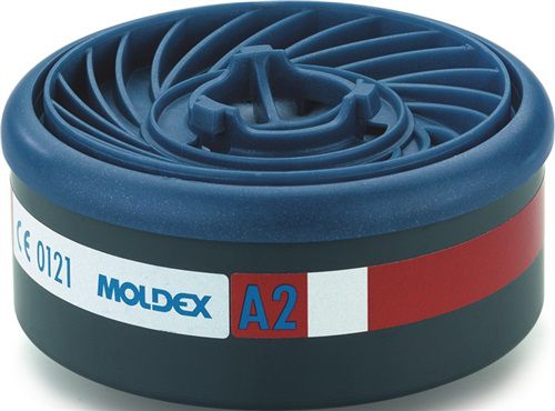 MOLDEX Gasfilter (EN 14387:2004 + A1:2008 A2 / passend für 4000 370 738, 4000 370 739 / Inhalt: 8 Stück) - 920001