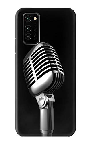 Innovedesire Retro Microphone Jazz Music Hülle Schutzhülle Taschen für Honor V30 Pro
