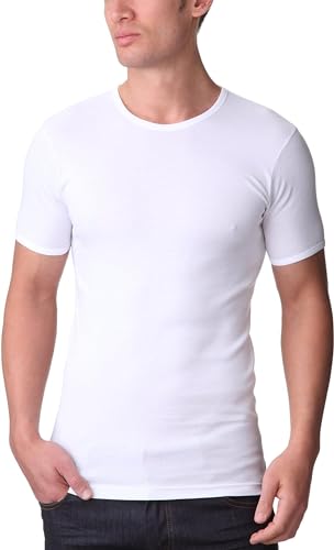 Eminence Herren Les Classiques T Shirt, Weiß, 4XL EU