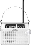 Sangean PR-D6 tragbares Radio (UKW/MW-Tuner, Batterie/Netzbetrieb) weiß