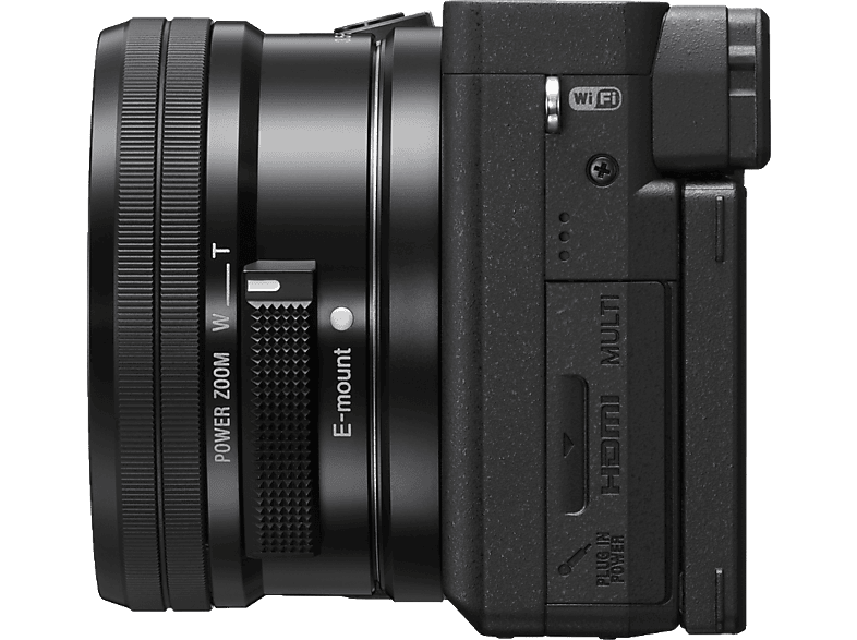 SONY Alpha 6400 Kit (ILCE-6400L) Systemkamera mit Objektiv 16-50 mm, 7,6 cm Display Touchscreen, WLAN 2