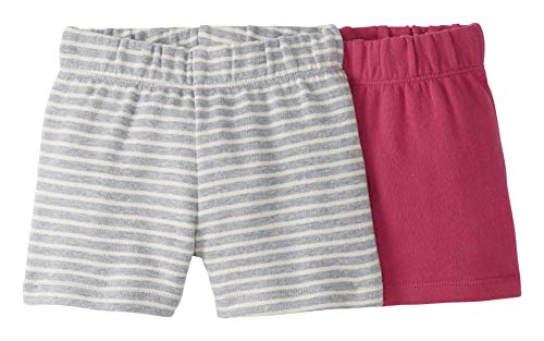 Moon and Back by Hanna Andersson Unisex Baby Shorts, Dunkelrosa, 3-6 Monate