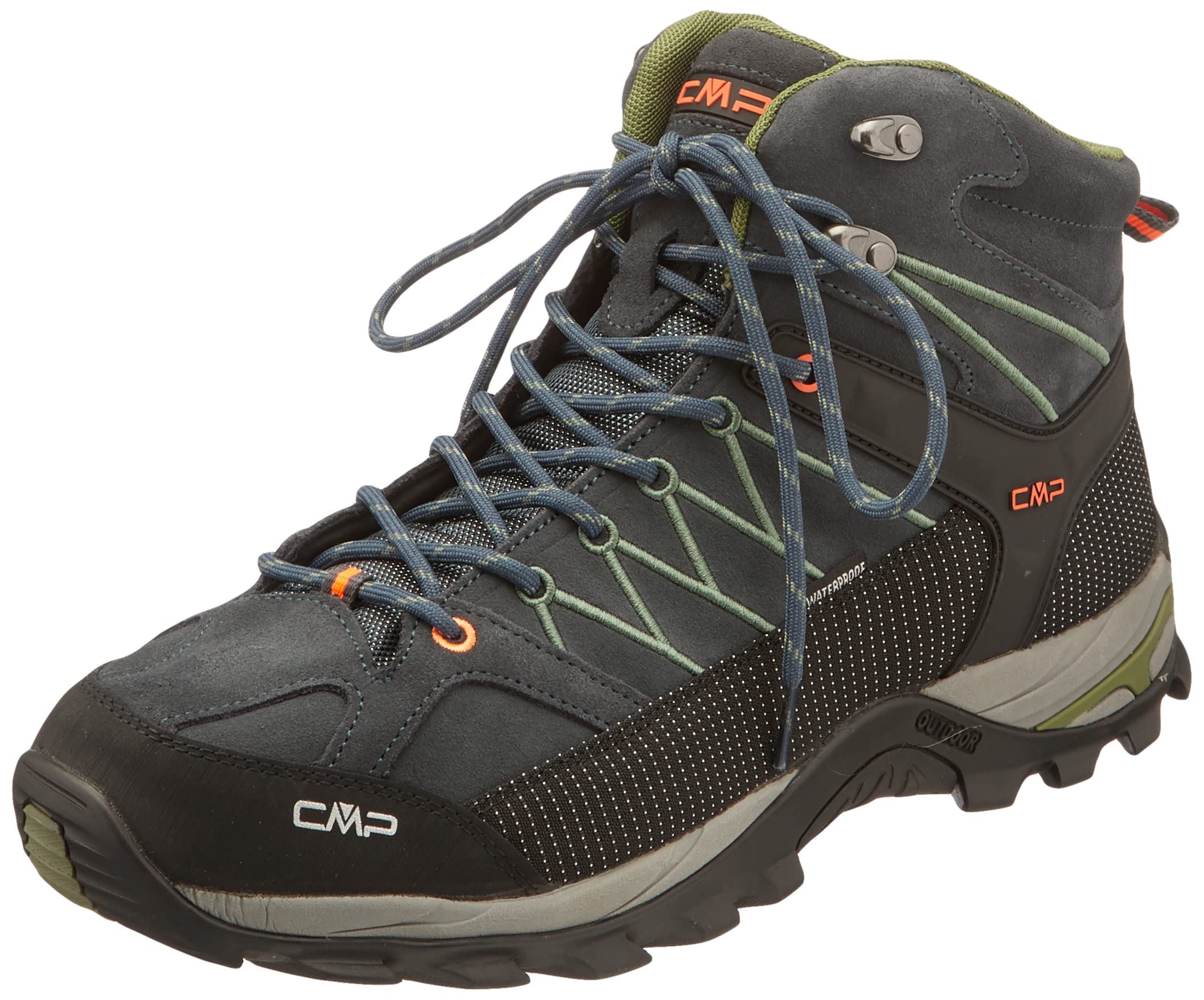 CMP - Rigel Mid Trekking Shoes Wp, Antracite-Torba, 43