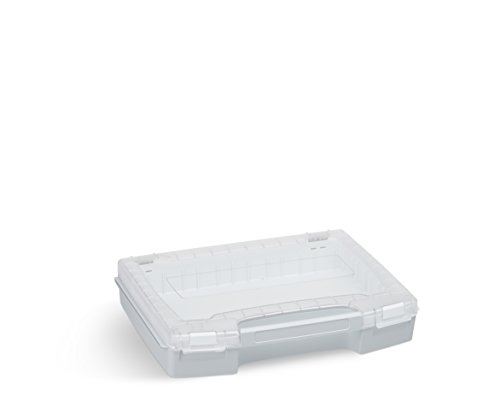 Bosch Sortimo i-BOXX 72 in grau | Aufbewahrungsbox Kleinteile Kunststoff | Ordnungssystem Kleinteile | Idealer Sortimentskasten klein