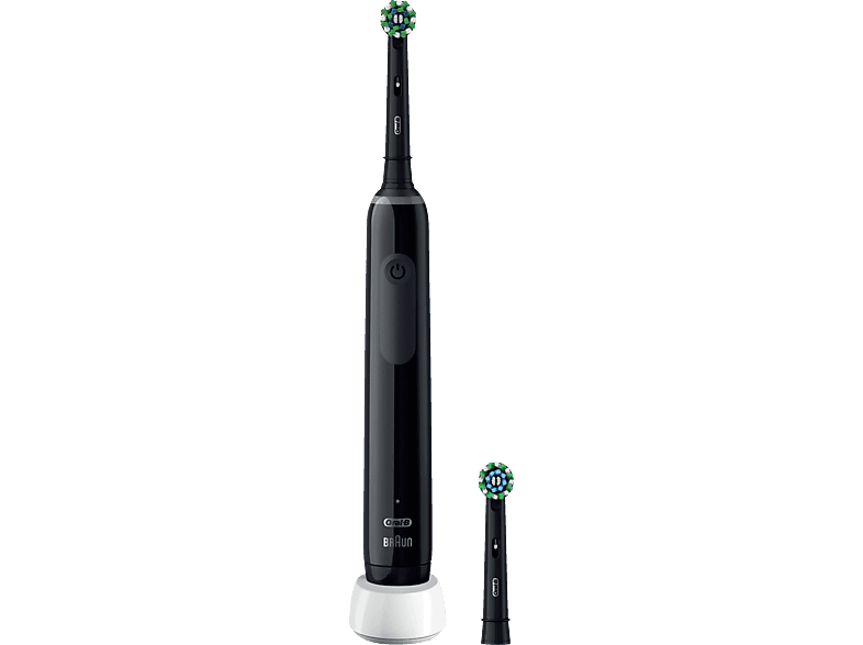 ORAL-B Pro 3 3000 Cross Action Elektrische Zahnbürste Black, Reinigungstechnologie: Oszillierend / Rotierend Pulsierend (3D)