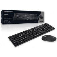 Conceptronic ORAZIO01PT Wireless Keyboard+Mouse,PT, schwarz (ORAZIO01PT)