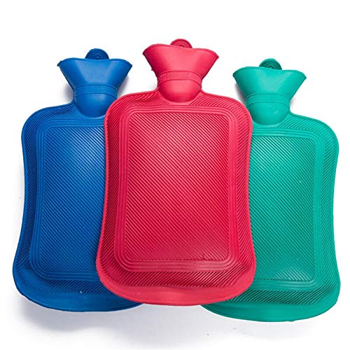 WENYOG WäRmflasche Wärmflasche Thick High Density Gummi Warmwasser-Beutel-Hand Warming Wasserflaschen Winter-Warmwasser-Beutel-Flasche Hot Water Bottle (Color : 2pcs Small Bag)