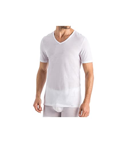 Hanro Herren Shirt 1/2 Arm Unterhemd, Weiß, XL