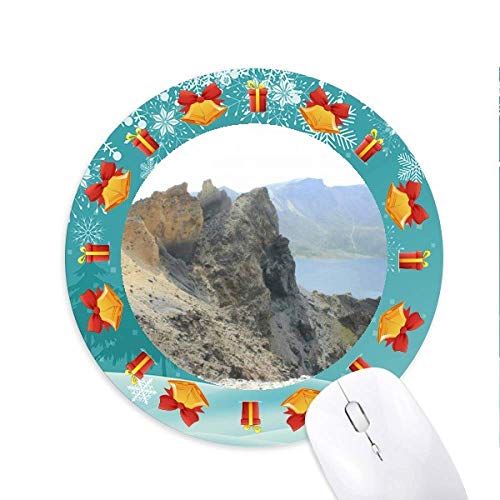 Tianchi Cliff Mousepad Runde Gummi Maus Pad Weihnachtsgeschenk