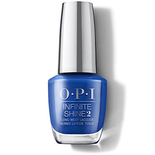 OPI Celebration Collection – Infinite Shine Nagellack Ring in the Blue Year – für einen Gel Nägel Look mit bis zu 11 Tagen Halt – mit extra breitem ProWide Pinsel für perfekte Nägel