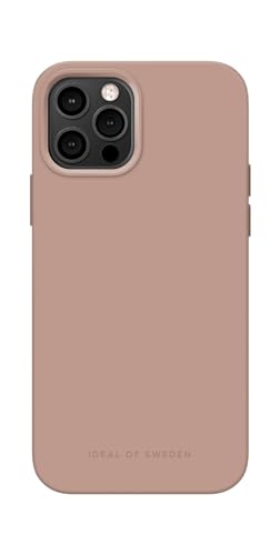 IDEAL OF SWEDEN Griffige Silikon-Handyhülle mit Einer glatten Haptik und leichtem Gefühl - Schützende stoßfeste Hülle in trendigen Farbdesigns, Kompatibel mit iPhone 12/12 Pro (Blush Pink)