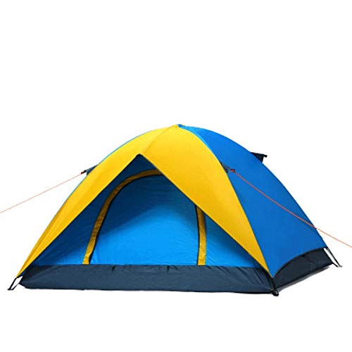 Zelte für Camping, 3-Personen-Zelt, 2-Jahreszeiten, geräumiges Outdoor-Campingzelt, Strand, UV-beständig, mit Markisen mit Zwei Türen, Tragetasche im Lieferumfang enthalten, Zelt, Familien-Campin