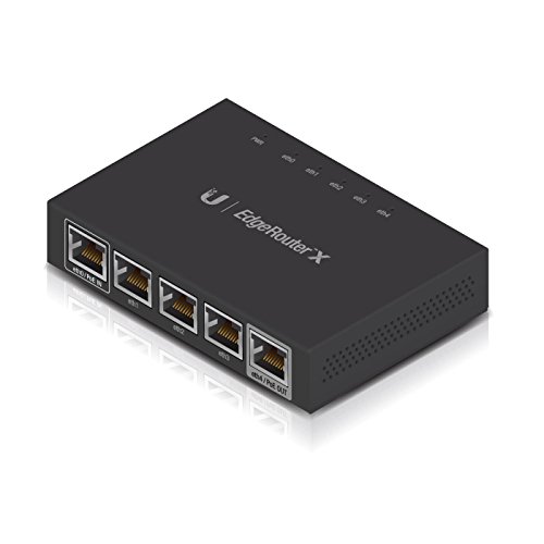Ubiquiti Networks ER-X Eingebauter Router (10,100,1000 Mbit/s, Ethernet (RJ-45), Schwarz
