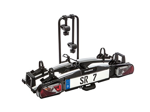 Bullwing SR7 Fahrradträger für Anhängerkupplung für E-Bikes geeignet mit Schnellverschluss,zusammenklappbar und vormontiert
