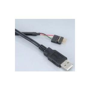 Akasa EXUSBIE-40 - USB-Kabel - USB Typ A, 4-polig (M) - 40cm (USB / USB2.0) - Schwarz (EXUSBIE-40)