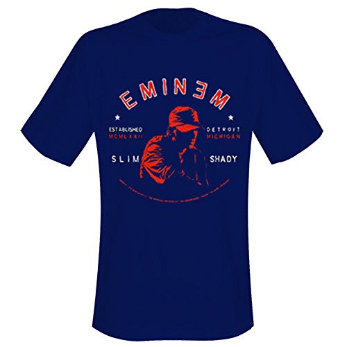 Eminem - T-Shirt Detroit Portrait (in S)