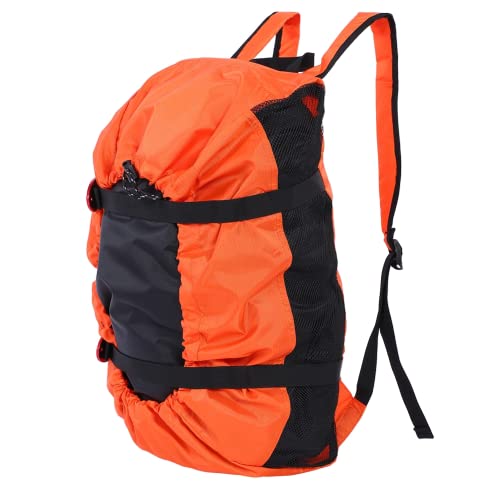 JULYKAI Schultergurt-Seil-Kit-Tasche ， Klettertasche ， Falten für den Außenbereich zum Platzieren von Kletterseilen(Orange)