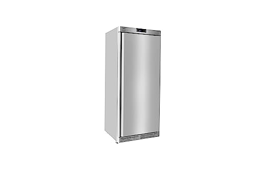 METRO Professional Tiefkühlschrank GFR6600S, 380 L, Luftkühlung, 480 W, mit Schloss, 5 verstellbare Einlegeböden, silber