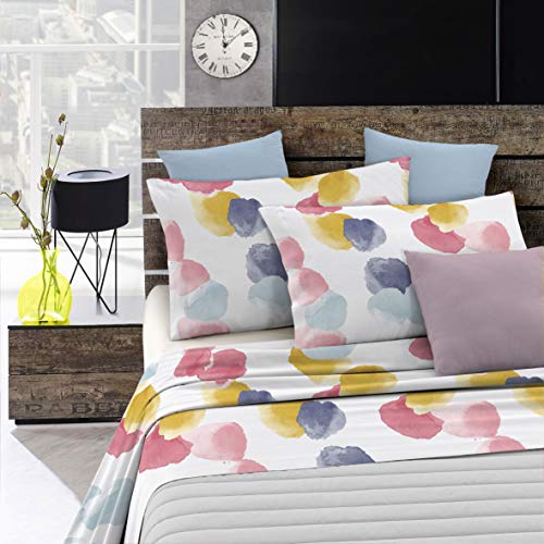 Italian Bed Linen PL-WT-02-2P Bett Parure mit digitalem Druck, WT-02, DOPPELTE