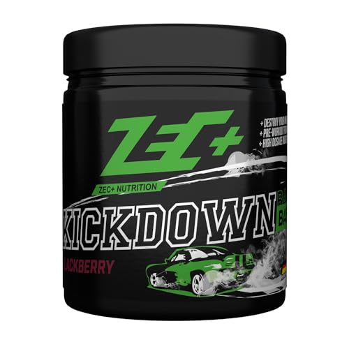 Zec+ Nutrition Kickdown - Pre Workout Shake mit Aminosäuren - Black Berry 360gr