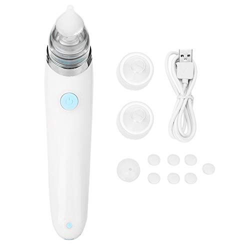 2 in 1 Baby Nasensauger Elektrische Nasensaugung Automatischer Nasenreiniger Booger Sucker für Kleinkinder Batteriebetriebener Rotzsauger Schleimentferner für Neugeborene Kleinkinder(Blau)