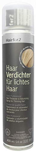 Hairfor2 Haarverdichtungsspray gegen lichtes Haar (400ml, Hellblond)