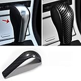 GLEETIEZ ABS Car Interior Gear Schalthebel Hülse Dekoration Abdeckung Verkleidung, Für BMW 5er E60 2004-2007 6er E63 2004-06 X3 E83 2006-10 X5 E53 2004-2006