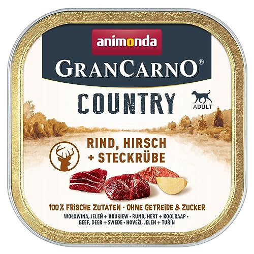 GranCarno Adult Country Rind, Hirsch + Steckrübe 150 g