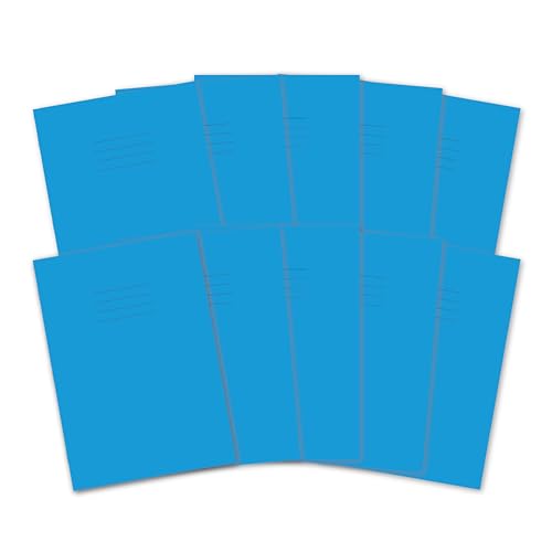 Hamelin Übungsbuch, A4, 8 mm, liniert mit Rand, 48 Seiten,hellblau, (10er Pack)