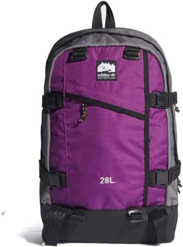 adidas Unisex Adult L Sports Backpack, Black/Glory Purple/White, NS